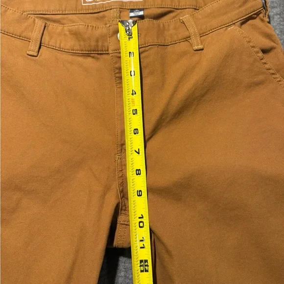 Carhartt Rugged Flex Canvas Work Pants Womens 12 brown Relaxed Carpenter BN5113 - Picture 4 of 12